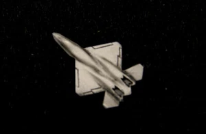   F-23 GRIS GHOST PELTRE SOMBRERO DE SOLAPA PIN UP YF-23 NEGRO VIUDA ALA DE LUCHA SIGILOSA - Imagen 1 de 14