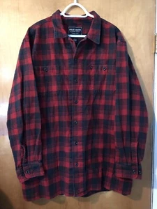 Polo Ralph Lauren Red And Black Buffalo Plaid Shirt Long Sleeve Size Large EUC - Picture 1 of 3