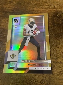 FÚTBOL 💥HOLOFOIL💥TARJETA REFRACTOR💥ORO💥PROOF💥Saints💥 Michael Thomas - Imagen 1 de 1
