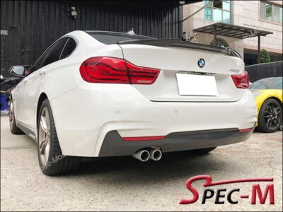 M4 Style Carbon Fiber Trunk Wing Spoiler Fits BMW F36 420i 435i 440i Gran Coupe - Image 1 of 4
