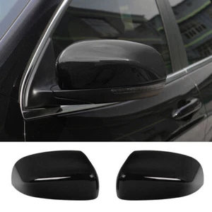 2014+ Gloss Black Rearview Mirror Caps Cover For Jeep Compass 2017-2023 Cherokee - Picture 1 of 9