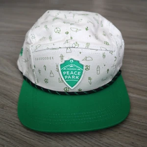 Woodward 5 Panel Peace Park Mütze Skate Snowboard Seil Mountain Dew Strap - Bild 1 von 7