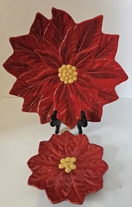 Weihnachtsstern Teller Set 1 groß und 1 klein - Bild 1 von 1