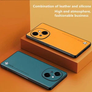 For Tecno Spark Go 1, Shockproof Business Retro Leather Soft Rubber Cover Case - Zdjęcie 1 z 21