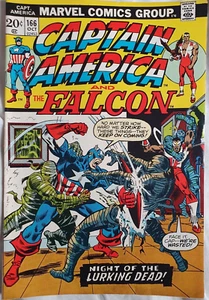 Marvel CAPTAIN AMERICA UND DER FALKE #166 (Oktober 1973) Sal Buscema Rich Buckle - Bild 1 von 2