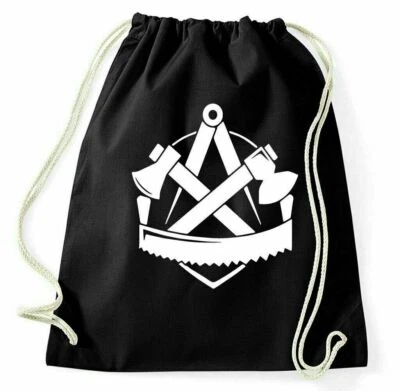 Sac De Sport Zimmermann Zimmerer Zunft Zunftzeichen Wappen - Photo 1/4