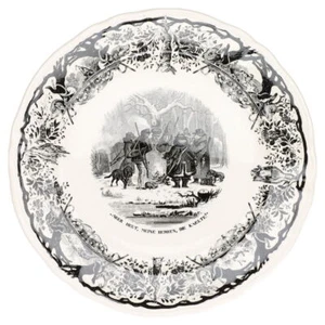 Frühstücksteller Nr. 6 "Aber heut, meine Herren, .... Villeroy & Boch Jagdmotive - Bild 1 von 2