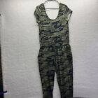 Derek Heart Romper Womens Large Camo one piece 5 ft shoulder to ankle Casual Fit