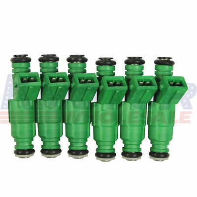 Juego de 6 inyectores de combustible de actualización 0280156045 para Cadillac CTS 3,2 L V6 2003-2004 Foto 1 de 4