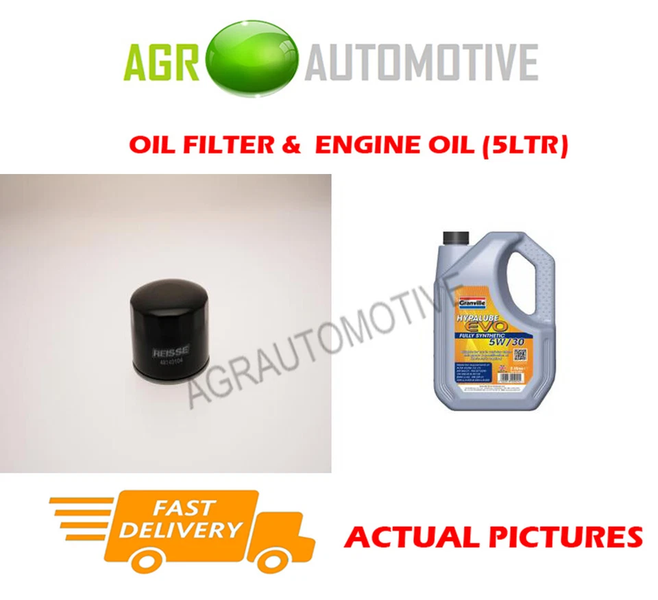 OEM SPEC DIESEL OIL FILTER + VL 5W30 ENGINE OIL FOR HONDA CIVIC 2.0 86 1997-01 - Imagem 1 de 1