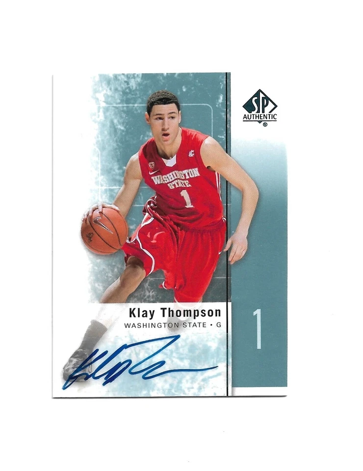 2011-12 SP подлинный KLAY THOMPSON #23 автограф дебютант карта-воины - Изображение 1 из 1