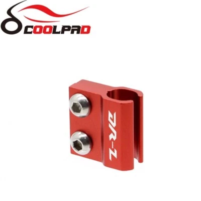Soporte de abrazadera de cable guía de manguera de freno delantero CNC para SUZUKI DRZ400SM 2005-2025 Foto 1 de 4