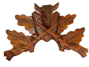 New German Made Wood Cuckoo Clock Case Deer Crown - Choose from 4 Sizes!