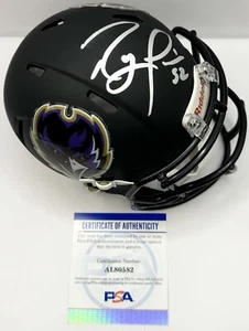 Ray Lewis Signed Autographed Baltimore Ravens Custom Mini Helmet PSA/DNA - Picture 1 of 2
