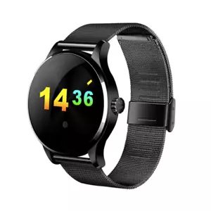 Smarcent K88H Smart Watch by SmartLife Heart Rate Monitor Stainless Steel Band - Picture 1 of 7