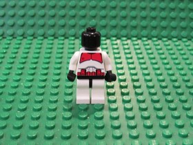 LEGO Star Wars Red Shock Clone Trooper Minifigure Coruscant Guard 8091 7671 NH16