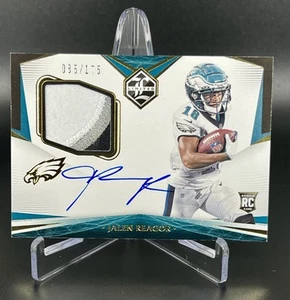 2020 Panini Limited Jalen Reagor Rookie Patch Auto /175 #115 RPA RC 3 Color - Picture 1 of 2