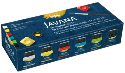 KREUL KREATIVE Set colori da pittura su tessuto Javana