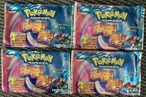 4 BOOSTER PACK ACTION FLIPZ ARTBOX TOPPS POKEMON ADVANCED Lenticular MINT 2003 - Bild 1 von 2