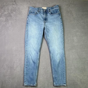 Everlane Jeans Damen 28 Blau Ankle High Rise Straight Leg Stretch Denim Freizeit - Bild 1 von 10