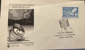 ARGENTINA  SPACE COVER -SPACECRAFT COMMUNICATIONS & TRACKING STATION FDC 1969 - Picture 1 of 4