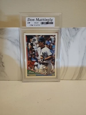 💎 💎 1994 Topps - Don Mattingly #600 💎 GRADUADO FGC10 💎 💎  Foto 1 de 2