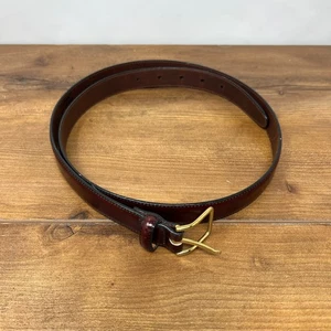 Brighton 33913 Men's Belt Size 40 Cordovan Burgundy Leather Scuffed English Calf - Picture 1 of 13