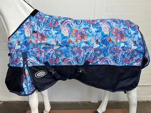 AXIOM 1800D BALLISTIC WATERPROOF CLASSIC PAISLEY 100g HORSE RUG - 5' 9 - Picture 1 of 7