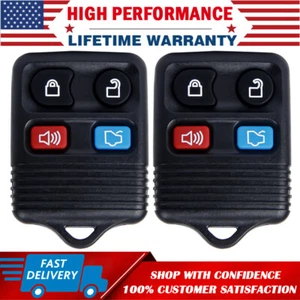 2x Replacement Car Key Fob Remote For Ford Mustang 2005 2006 2007 2008 2009 2010 - Picture 1 of 15