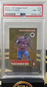 2014 Panini Foot N’golo Kante Caen Rookie Sticker PSA MINT 8 N MINT #72 France - Picture 1 of 2