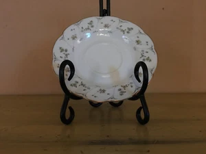 Premiere White w Floral Design Briarwood Pattern ME 212 China Replacement Saucer - Picture 1 of 6