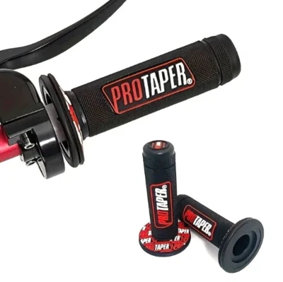 Empuñaduras de manillar de acelerador de motocicleta de 7/8" PARA ATV PIT BIKE GR05_R Foto 1 de 3