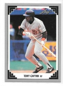 1991 Leaf Preview Tony Gwynn #11 Padres