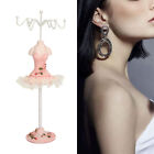 (Pink) Ohrringe Halskette Prinzessin Kleid Stand Display Resin Menschliches FAT