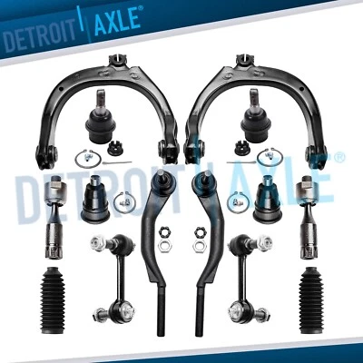 14pc Front Control Arm Sway Bar Kit for 2004-2007 GMC Envoy Bravada Rainier SSR - Image 1 of 4