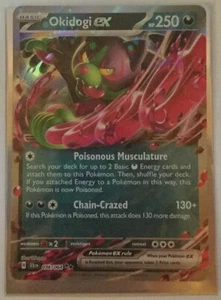 Okidogi ex 036/064 - Fábula cubierta - Juego de cartas coleccionables Pokémon - Doble raro - Imagen 1 de 1