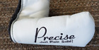 EXCELL PRECISE "JUST PLAIN SOLID!" ALL WHITE ANSER OR BLADE STYLE PUTTER COVER