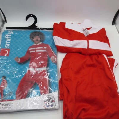 Traje de chándal para hombre de los 80 años 80 vestido elegante disfraz Scouser chándal de Smiffys grande Foto 1 de 4