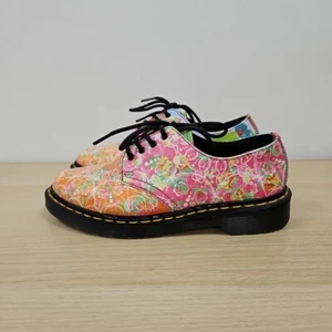 Dr Martens 1461 Smiths Daze Floral Cat Print Multi Color Pink Shoes Size Uk 5 . - Picture 1 of 9