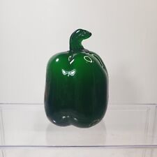 Art Glass Capsicum Green Pepper Vegetable Solid Kitchen Set Prop 4"