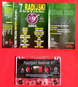 7 HRVATSKI RADIJSKI FESTIVAL YUGOSLAVIA CROATIA SERBIA BOSNIA CASSETTE TAPE # 1 - Picture 1 of 2