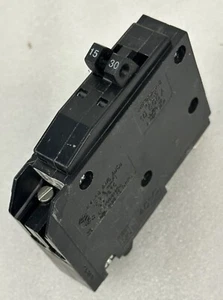 SQUARE D QOT DP-4075 SCHUTZSCHALTER TWIN TANDEM 15/30 AMP 120/240V NEU WIE ABGEBILDET - Bild 1 von 6