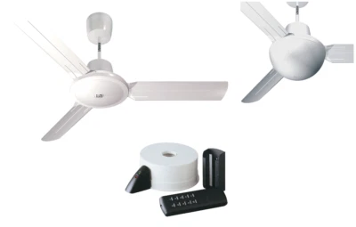 KIT VENTILATORE SOFFITTO VORTICE 61753 NORDIK EVOLUTION R 160/60" 22386 + 22414 - Immagine 1 di 4