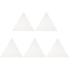 5pcs Triangle Stretched Canvas Blank Painting Panel White Artist Boards