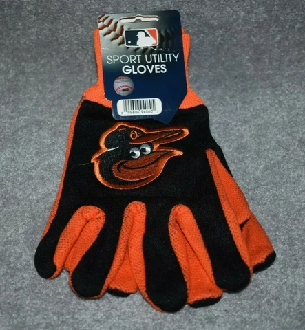 ADULTS BALTIMORE ORIOLES MLB ALL PURPOSE/UTILITY WORK GLOVES Cover