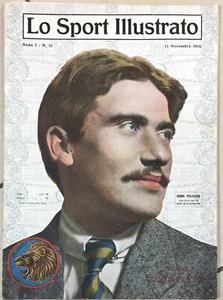 1913 PELLISSIER GIRO LOMBARDIA CICLISMO MARATONA MARCIA ANDREA DORIA FRATELLANZA - Imagen 1 de 1