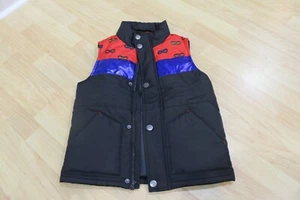 Cat & Jack Red, Blue & Black Vest with Superhero Mask Pattern - Size S (6/7) - Picture 1 of 6