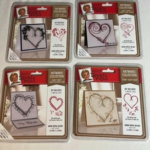 4 Crafters Companion Leonie Pujol Entwined Collection Metal Die Set Hearts NEW - Picture 1 of 10