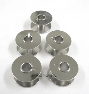 5 BOBINAS DE METAL SIN AGUJERO Necchi BU, BF, Nova, 510, 512, 513 515 #530761 - Imagen 1 de 1