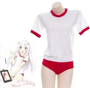 Japanese Anime Girl Student Gymnastics Gym Outfit Cheerleader Uniform JK Kawaii - Picture 1 of 4